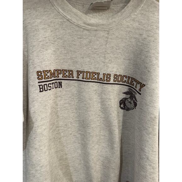 Vintage Semper Fidelis Society Boston Pullover Men’s Large - Picture 4 of 5